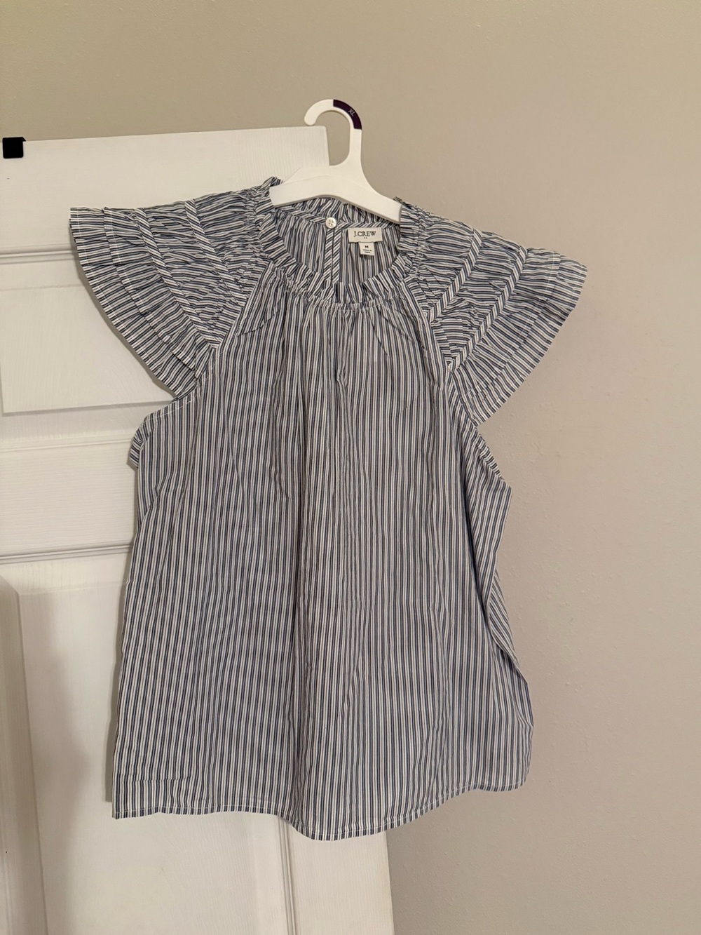 J. Crew Blue & White Striped Top